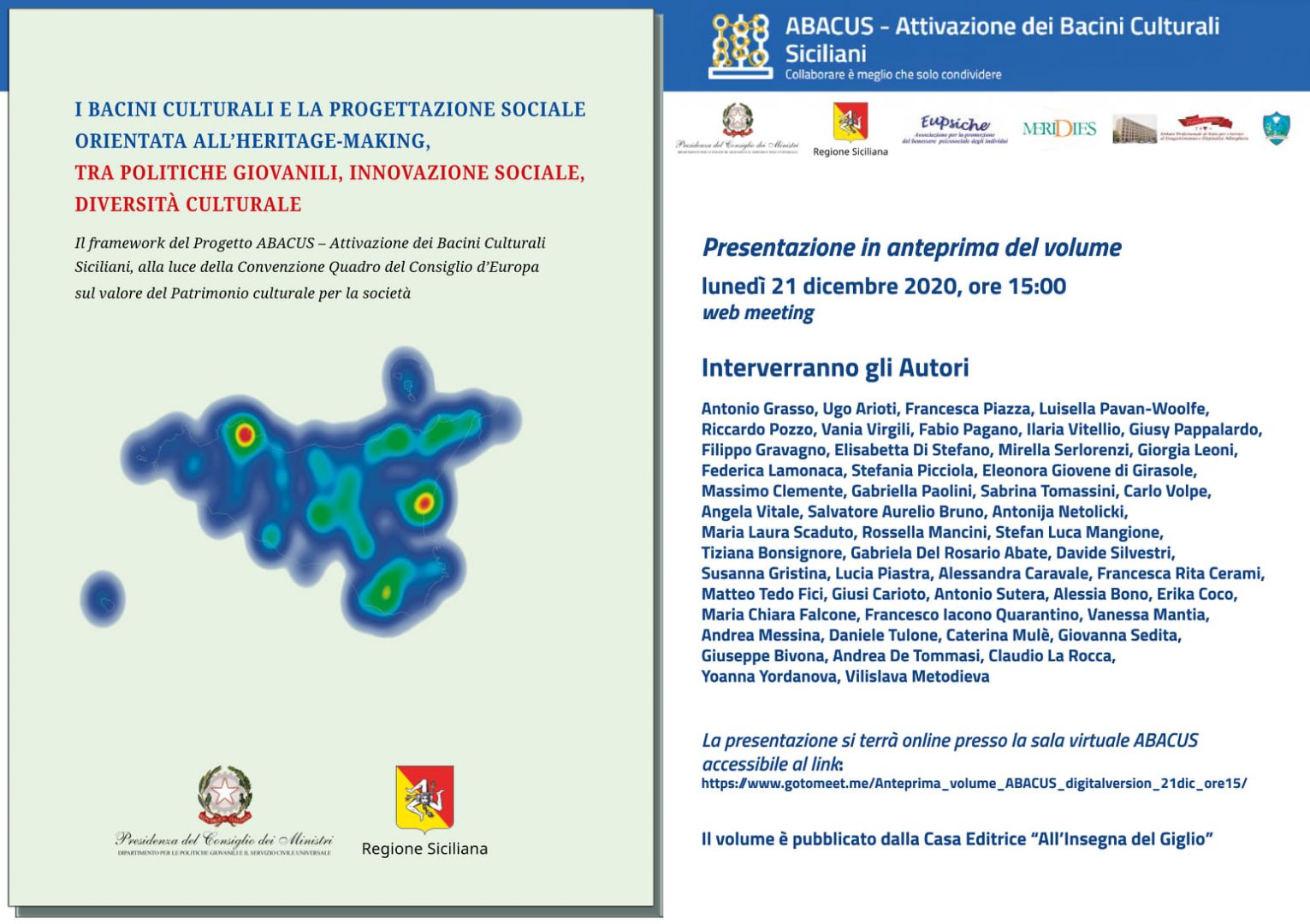 SITAR partecipa alla presentazione del volume del Progetto ABACUS